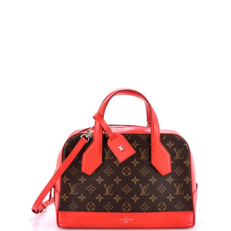 Louis Vuitton Dora Handbag Monogram Canvas and Calfskin PM