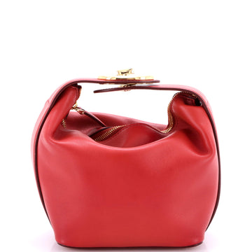 Valentino Garavani VLogo The Bold Edition Top Handle Bag Leather Mini