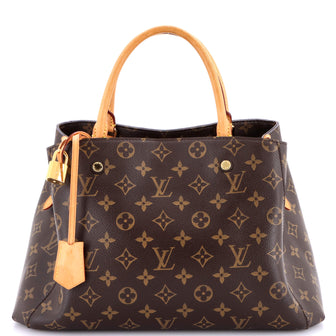 Louis Vuitton Montaigne Handbag Monogram Canvas MM