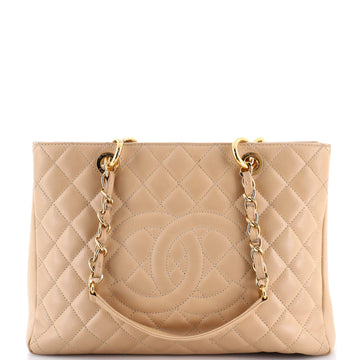 Chanel Grand Shopping Tote Quilted Caviar