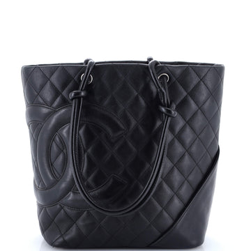 Chanel Cambon Tote Quilted Leather Medium