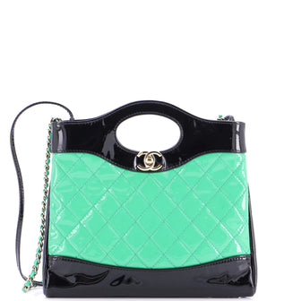 Chanel 31 Shopping Bag Quilted Patent Mini