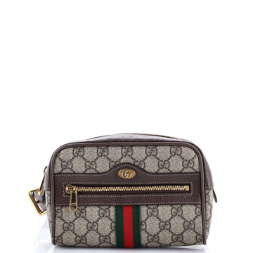 Gucci Ophidia Belt Bag GG Coated Canvas Small