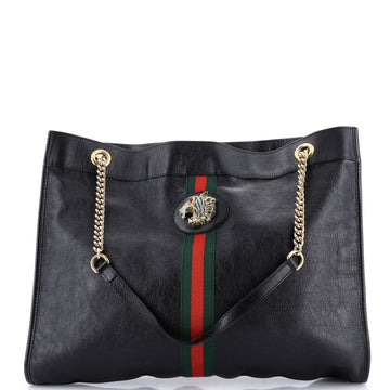 Gucci Rajah Chain Tote Leather Large