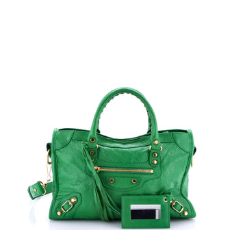 Balenciaga City Classic Studs Bag Leather Small