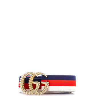 Gucci GG Torchon Web Belt Canvas Wide
