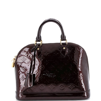 Louis Vuitton Alma Handbag Monogram Vernis PM