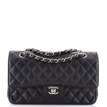Chanel Classic Double Flap Bag Quilted Caviar Medium