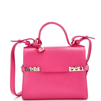 Delvaux Tempete Top Handle Bag Leather Mini