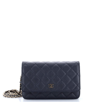 Chanel Wallet on Chain Quilted Caviar