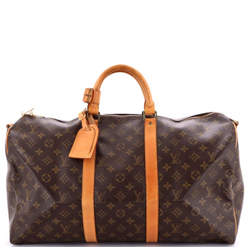 Louis Vuitton Keepall Bandouliere Bag Monogram Canvas 50