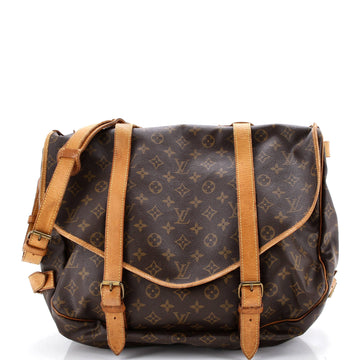 Louis Vuitton Saumur Handbag Monogram Canvas 43
