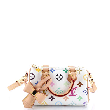 Louis Vuitton x Takashi Murakami Speedy Bandouliere NM Bag Monogram Multicolor Nano