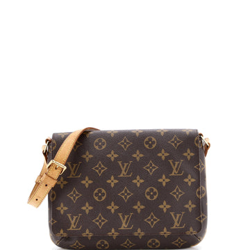 Louis Vuitton Musette Tango Handbag Monogram Canvas