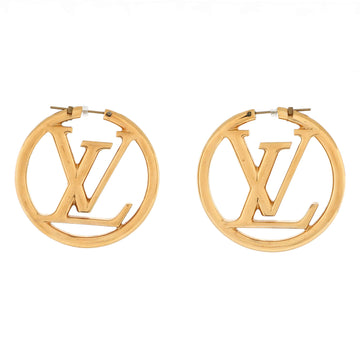 Louis Vuitton Louise Hoop Earrings Metal GM