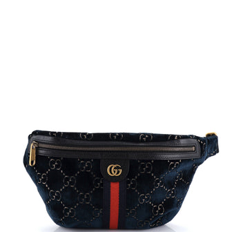 Gucci Ophidia Zip Belt Bag GG Velvet
