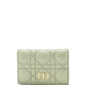 Christian Dior Caro Wallet Cannage Calfskin XS