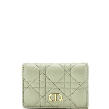 Christian Dior Caro Wallet Cannage Calfskin XS