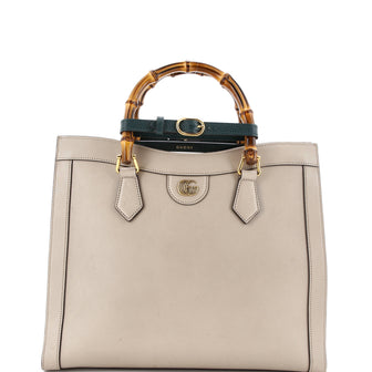 Gucci Diana NM Bamboo Handle Tote Leather Medium