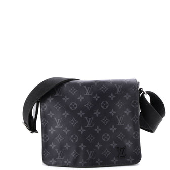 Louis Vuitton District Messenger Bag Monogram Eclipse Canvas PM
