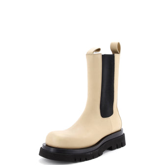 Bottega Veneta Men's Lug Chelsea Boots Leather
