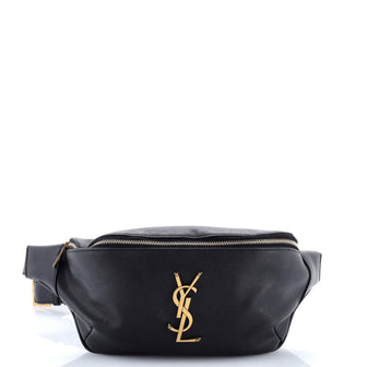 Saint Laurent Classic Monogram Belt Bag Leather