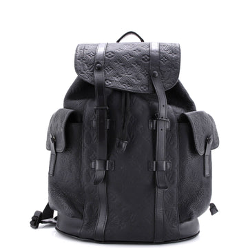 Louis Vuitton Christopher Backpack Monogram Taurillon Leather MM