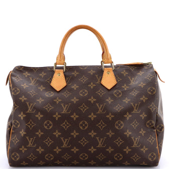 Louis Vuitton Speedy Handbag Monogram Canvas 35