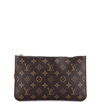 Louis Vuitton Neverfull Pochette Monogram Canvas Large