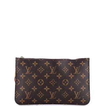 Louis Vuitton Neverfull Pochette Monogram Canvas Large