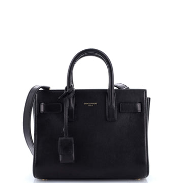 Saint Laurent Sac de Jour Bag Leather Nano