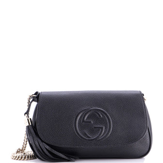 Gucci Soho Chain Crossbody Bag Leather Medium