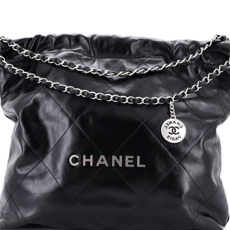 Chanel 22 Chain Hobo Quilted Calfskin Medium