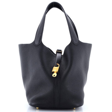 Hermes Picotin Lock Bag Clemence MM
