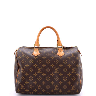 Louis Vuitton Speedy Handbag Monogram Canvas 30