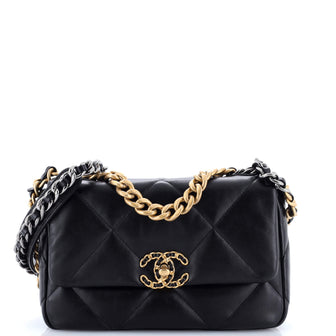 Chanel 19 Flap Bag Quilted Leather Medium