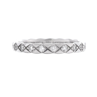 Chanel Coco Crush Ring 18K White Gold and Diamonds Mini