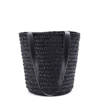 Saint Laurent Panier Basket Shopper Raffia Small