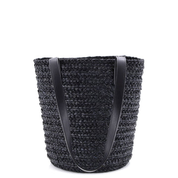 Saint Laurent Panier Basket Shopper Raffia Small