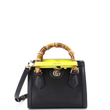Gucci Diana NM Bamboo Handle Tote Leather Mini