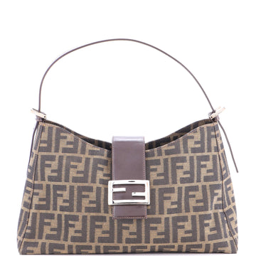 Fendi Vintage Shoulder Bag Zucca Canvas Medium