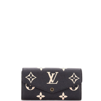 Louis Vuitton Sarah Wallet NM Bicolor Monogram Empreinte Giant