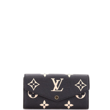 Louis Vuitton Sarah Wallet NM Bicolor Monogram Empreinte Giant