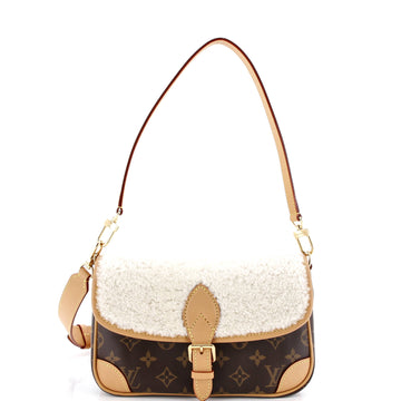 Louis Vuitton Diane NM Handbag Monogram Canvas with Shearling