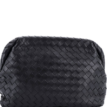 Bottega Veneta Clasp Bag Intrecciato Leather Medium
