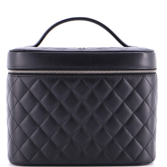 Chanel Cosmetic Case Quilted Lambskin Medium