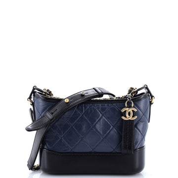 Chanel Gabrielle Hobo Quilted Aged Calfskin Small