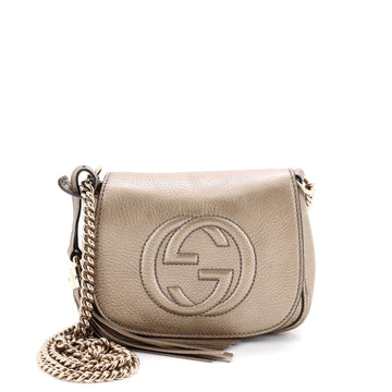 Gucci Soho Chain Crossbody Bag Leather Small