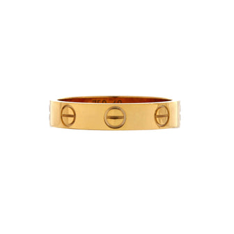 Cartier Love Wedding Band Ring 18K Yellow Gold