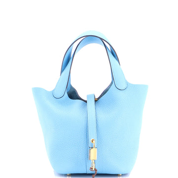 Hermes Picotin Lock Bag Clemence PM